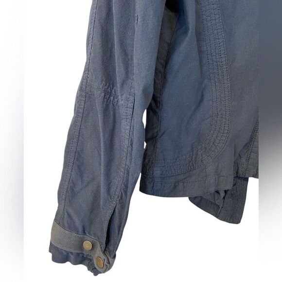 Mexx Vintage Black Button Front Shirt Jacket Size 12 - Picture 4 of 11